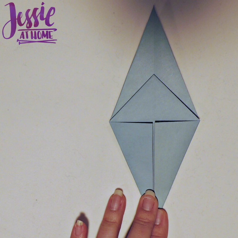 Origami bird base (as illustrated by Fred the Oyster at