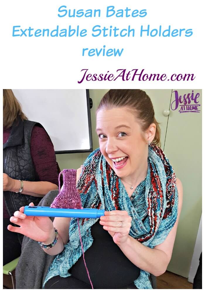 Susan Bates Extendable Stitch Holder review from Jessie At Home