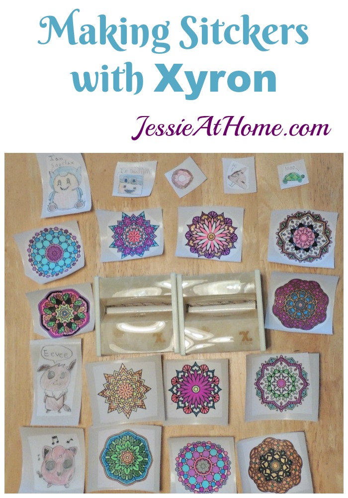 Making Stickers with Xyron from Jessie At Home