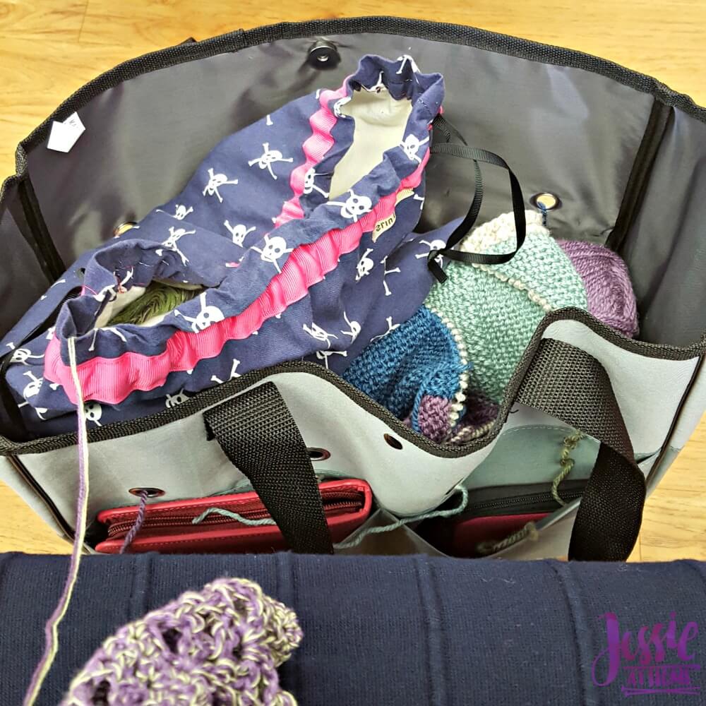 ArtBin Yarn Tote in use