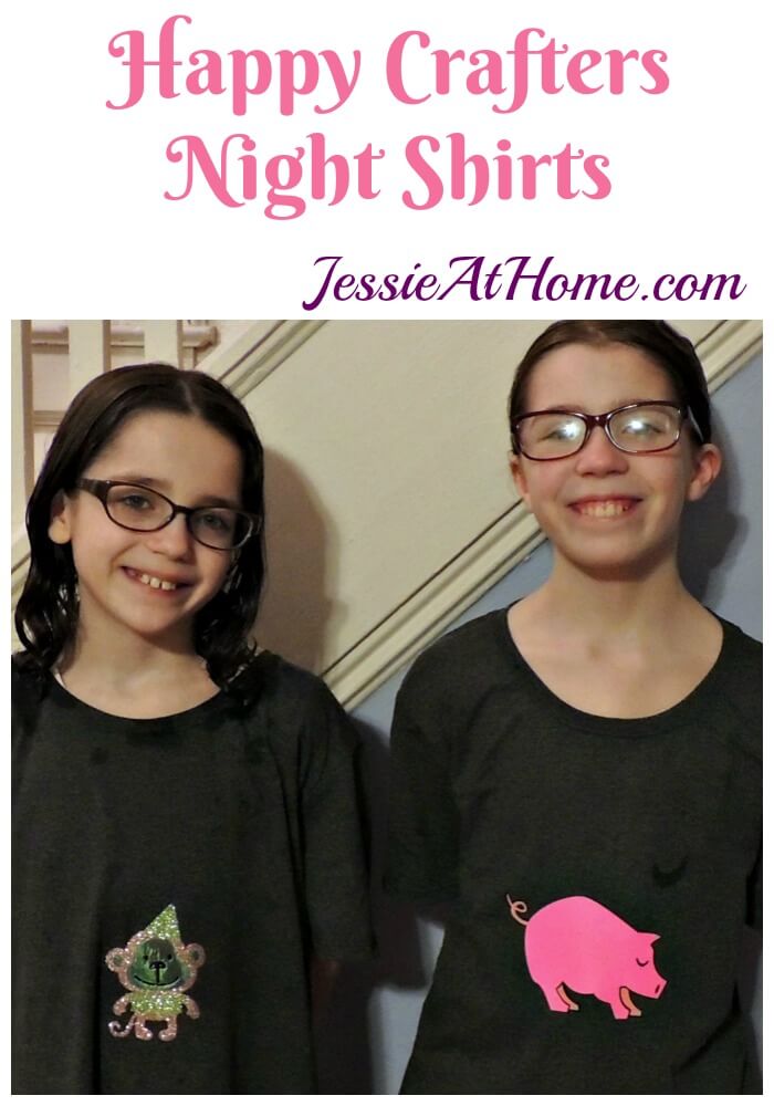 Happy Crafters Night Shirts by Jessie At Home