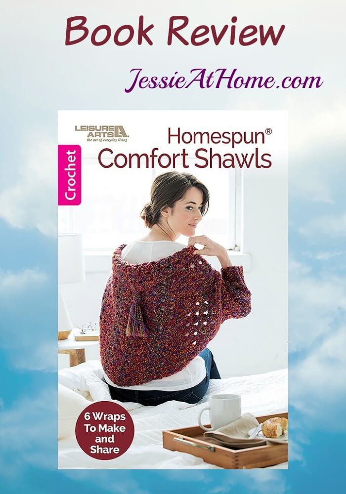 Homespun Comfort Shawls Book Review from Jessie At home