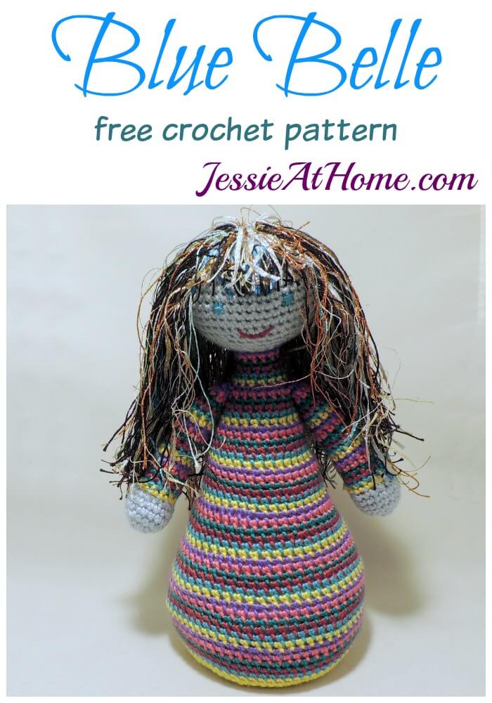 Blue Belle free crochet pattern by Jessie At Home