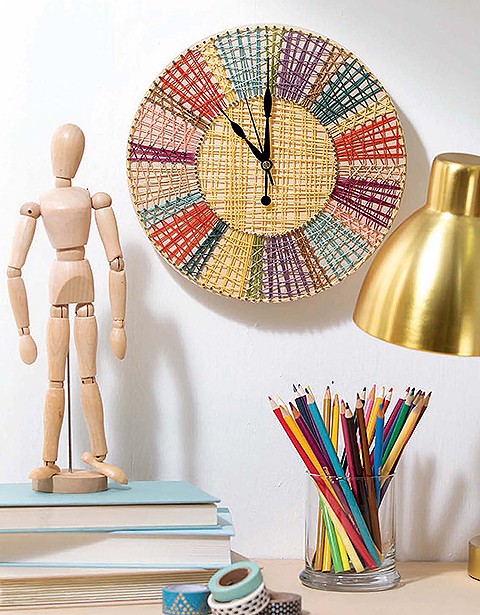 Cool String Art Clock