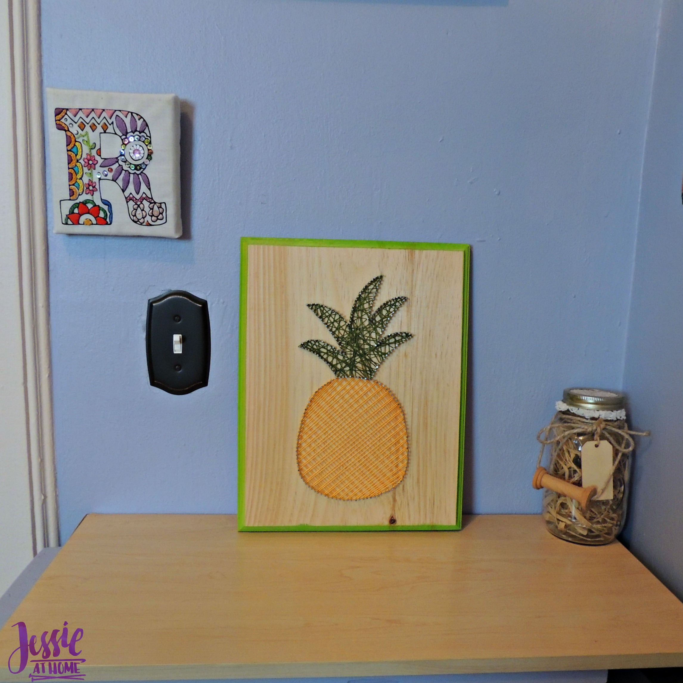 Cool String Art - pineapple