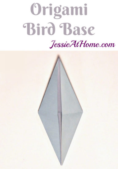 Origami Learn The Origami Bird Base Pattern Jessie At Home