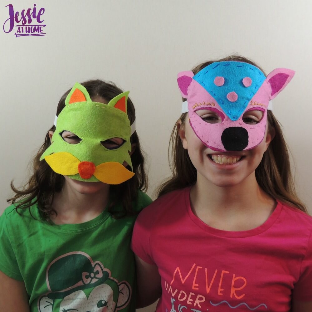 Kids Felt Cuties fun masks