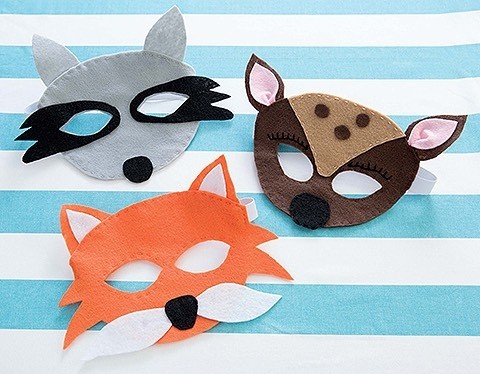 Kids Felt Cuties masks