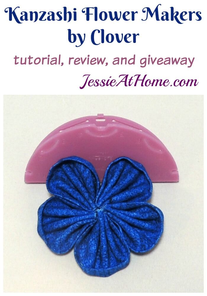 Kanzashi Flower Makers by Clover tutorial and review from Jessie At Home