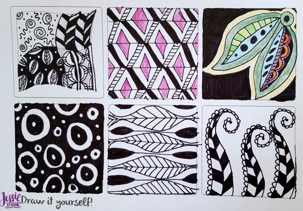 Zentangle 10 practice