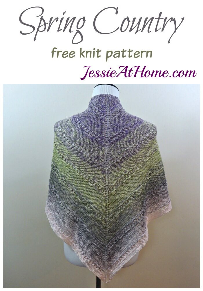 Spring Country free knit pattern by Jessie At Home