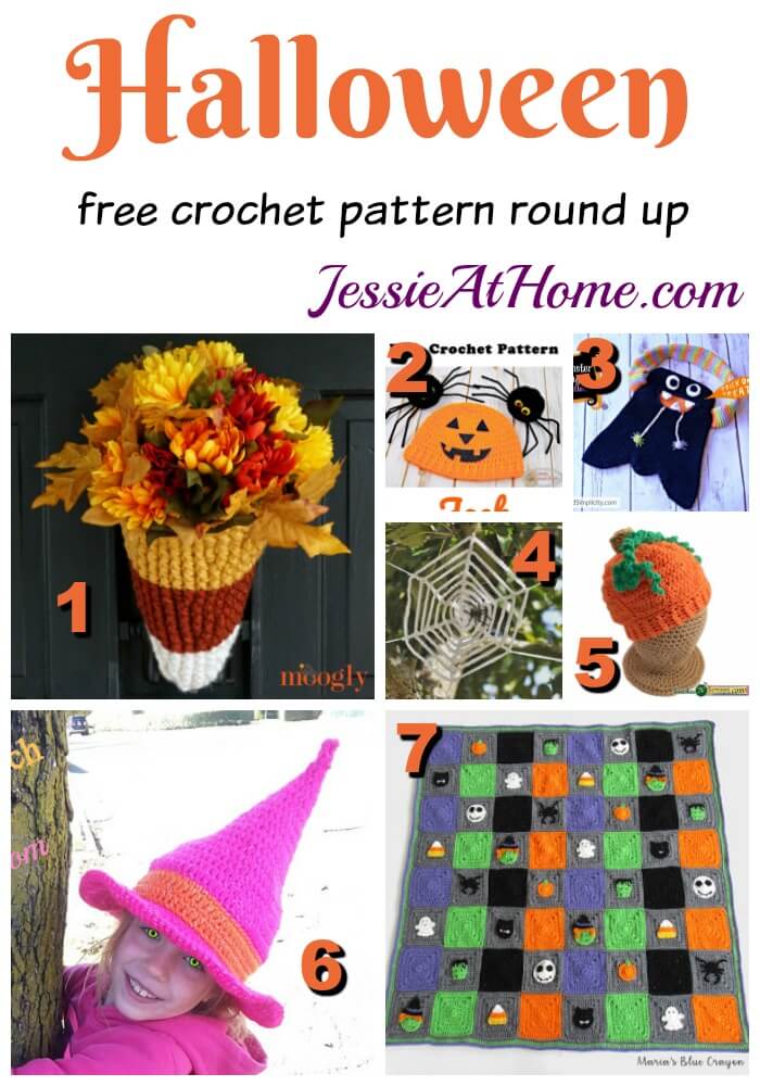 Halloween free crochet pattern round up from Jessie At Home