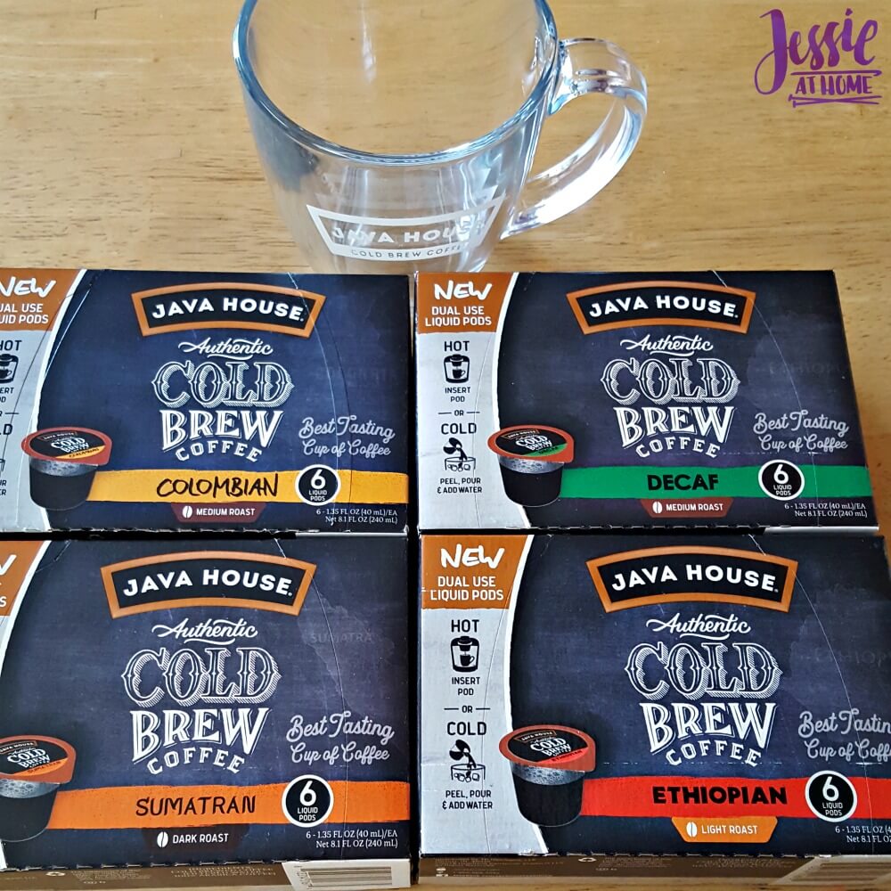 Java House Cold Brew Coffee Concentrate Single Serve Liquid Pods