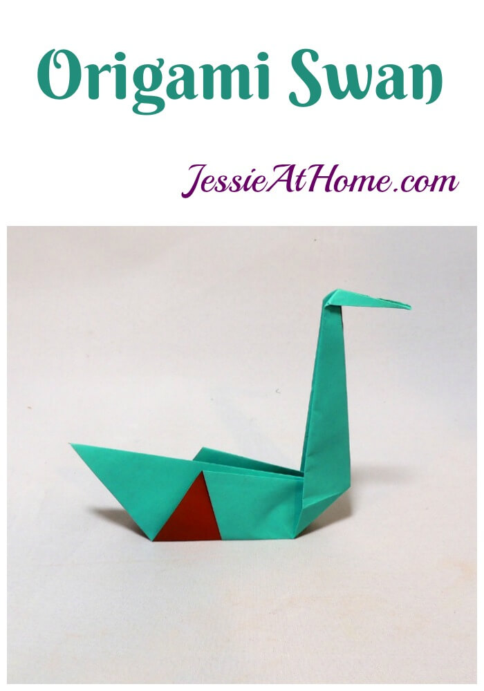 Origami Swan Quick And Easy Jessie At Home