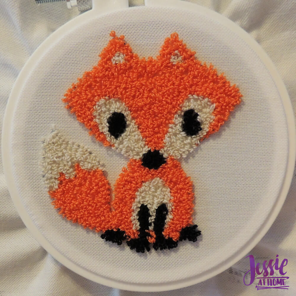 Punch Needle Kit review from Jessie At Home - all done