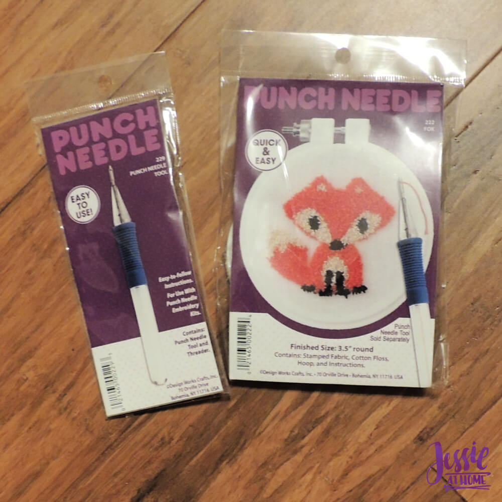 Punch Needle Kit review from Jessie At Home - kit and tool