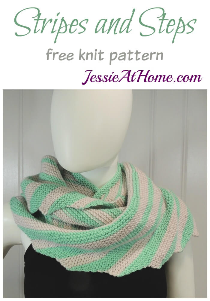 Stripes and Steps free knit pattern by Jessie At Home