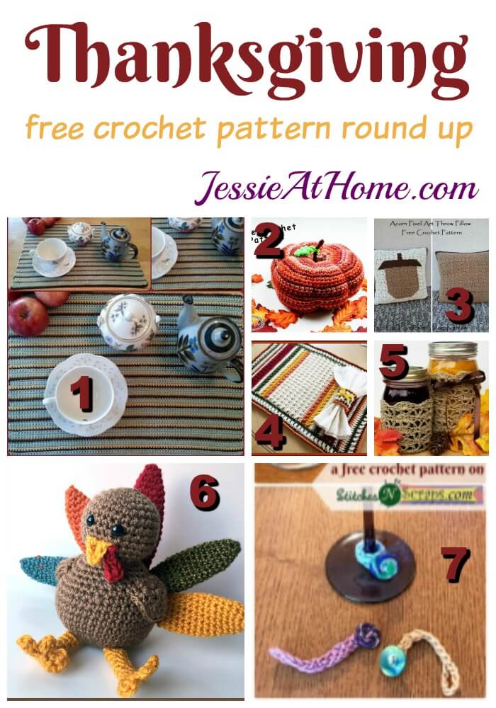 Thanksgiving Crochet - be thankful for your crafty skills - Jessie At Home