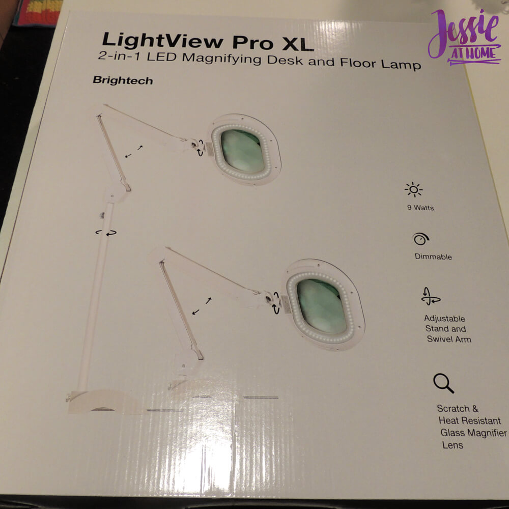 Brightech Magnifying Light Review from Jessie At Home all boxed up