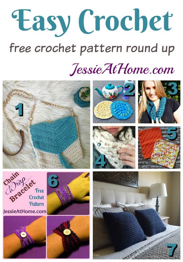 Easy Crochet free crochet pattern round up from Jessie At Home