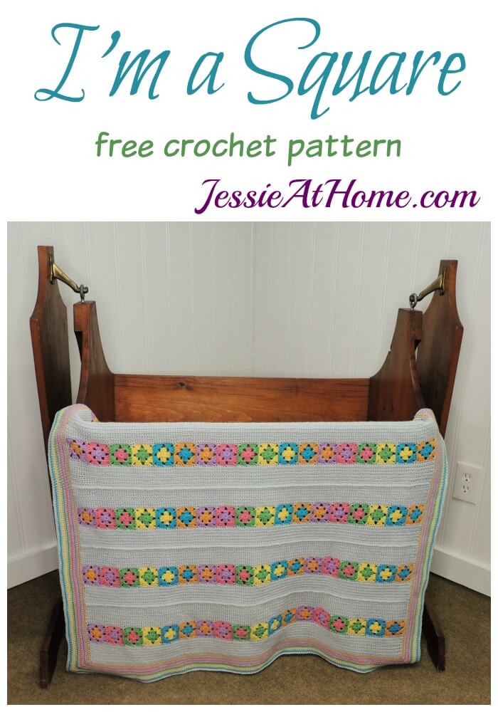 I'm a Square free crochet pattern by Jessie At Home