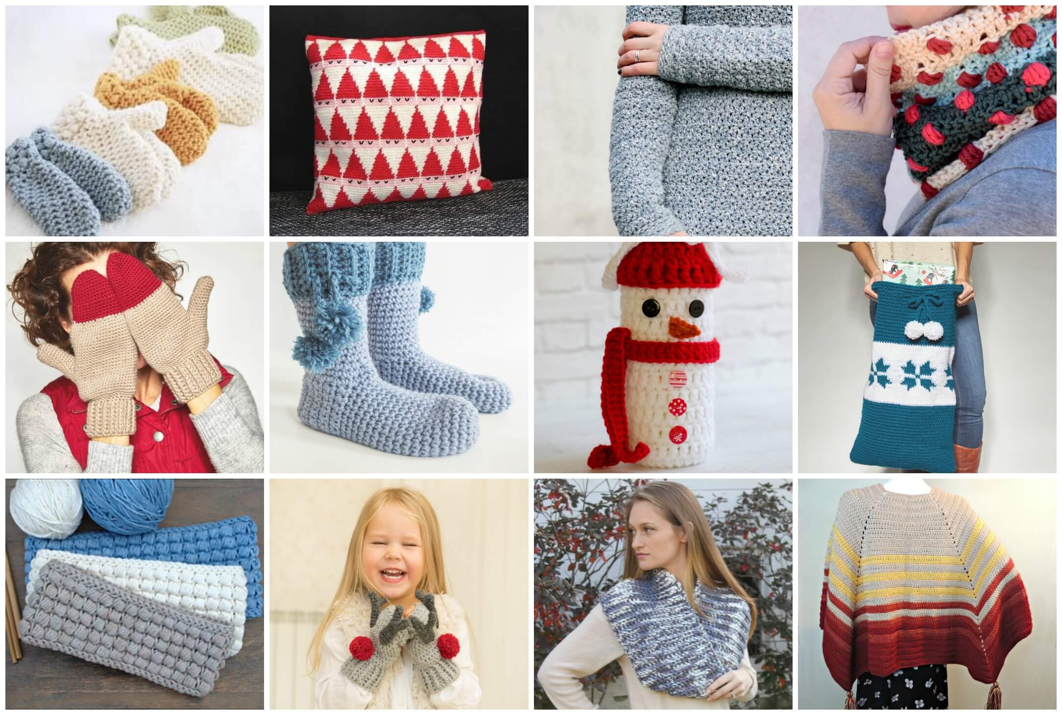 Happy Holidays Crochet Pattern Bundle - Mini Bundle