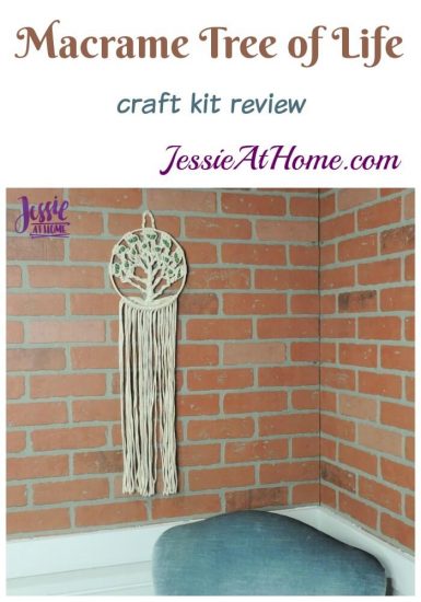 Macrame Tree of Life craft kit review from Jessie At Home
