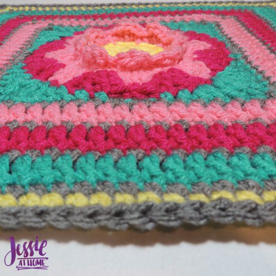 Striped Flower Garden - free crochet pattern by JessieAtHome - 2