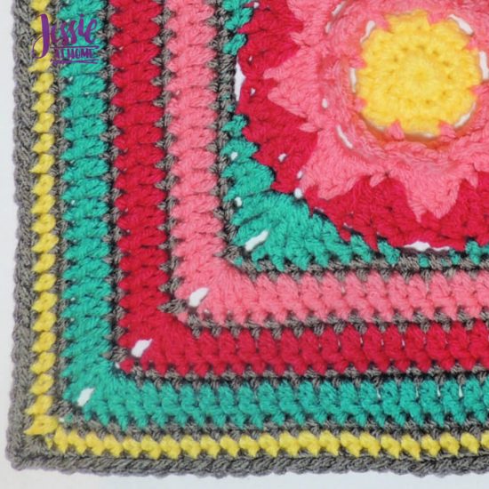 Striped Flower Garden - free crochet pattern by JessieAtHome - 4