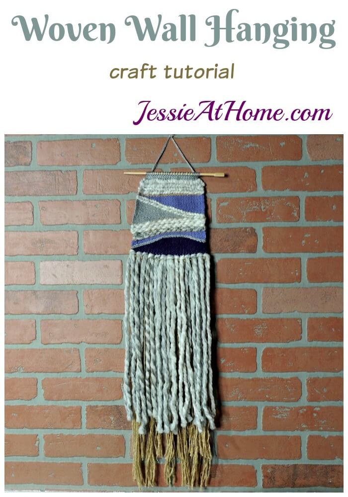 Woven Wall Hanging craft tutorial by Jessie At Home