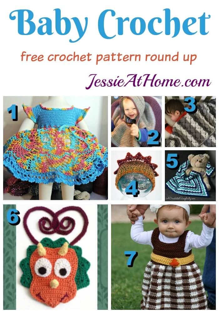 Baby Crochet free crochet pattern round up from Jessie At Home