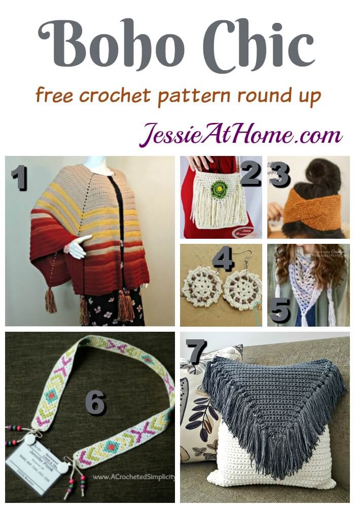 Round Boho Bags Free Crochet Patterns