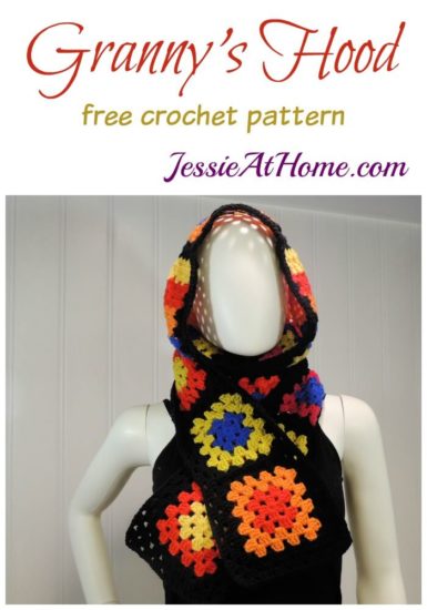 Granny's Hood free crochet pattern by Jessie At Home