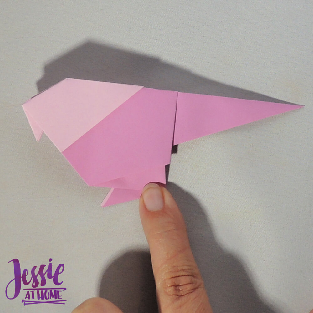 Origami Little Bird Step 11