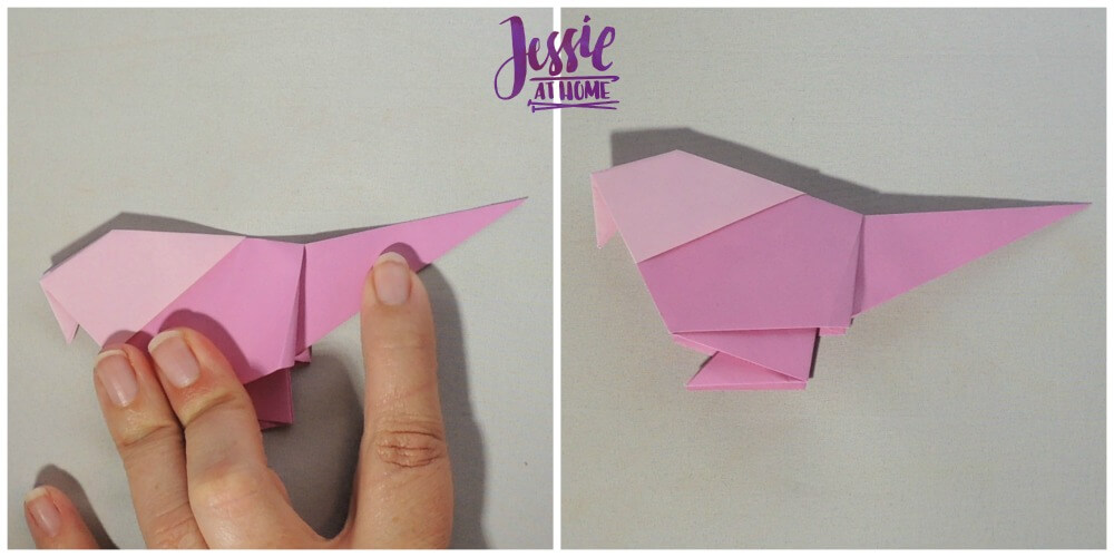 Origami Little Bird Step 12