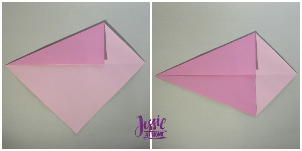 Origami Little Bird Step 2