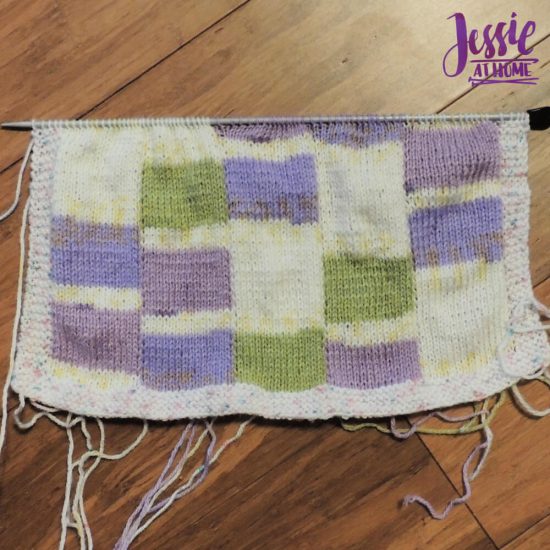 Bargello Knits - book review by Jessie At Home - Swatch