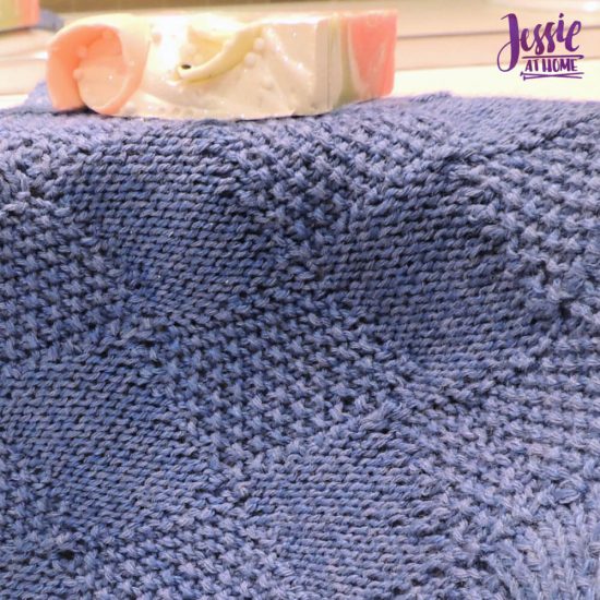 Seed Stitch Entrelac Washcloth free knit pattern by Jessie At Home - 5