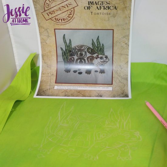 Global Artisan Needlepoint Designs & Kits craft review from Jessie At Home - all traced