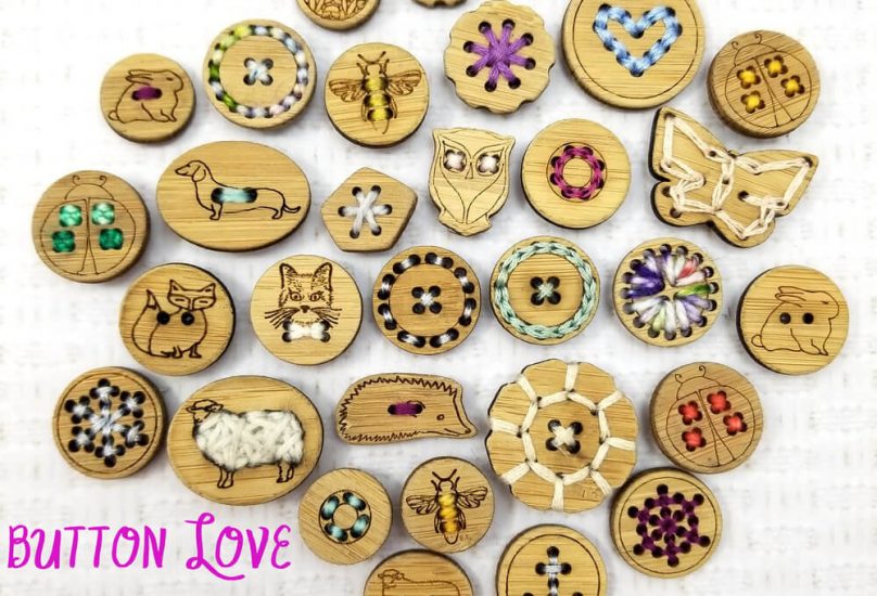 Katrinkles - Awesome wood notions for your yarnie obsession from Jessie At Home - button love