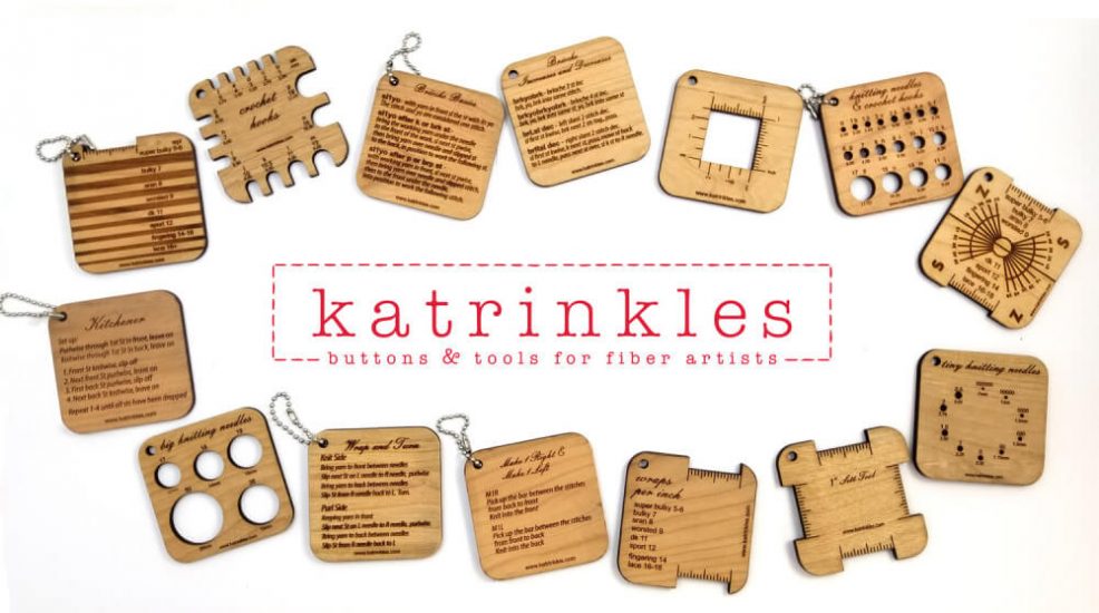 Katrinkles - Awesome wood notions for your yarnie obsession from Jessie At Home - mini tools