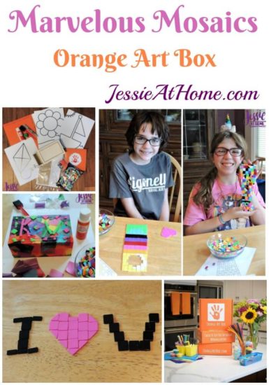 Marvelous Mosaics - Orange Art Box review from Jessie At Home