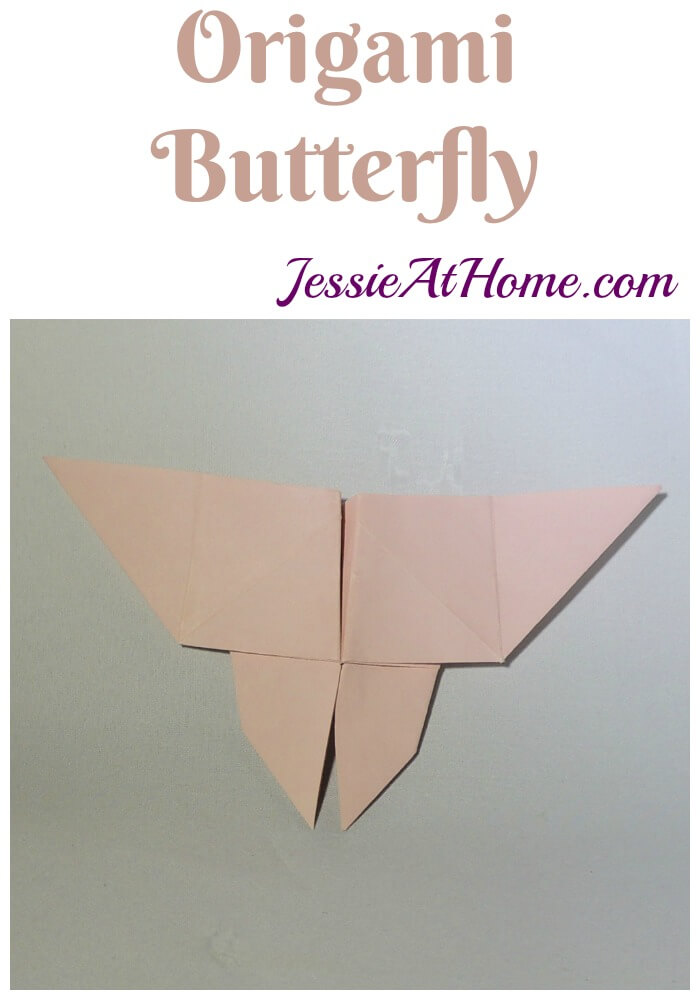 Origami Butterfly tutorial from Jessie At Home