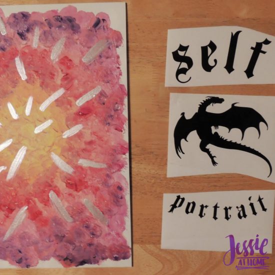 Reverse Image Painting Tutorial by Jessie At Home - Ready for Vinyl