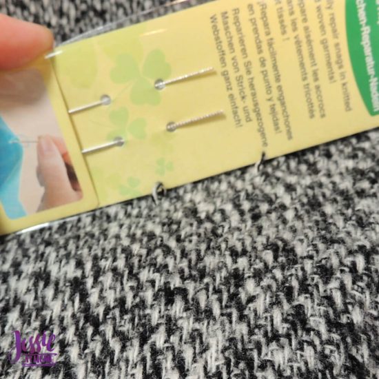Snag Repair Needles Tutorial by Jessie At Home - Going to fix these