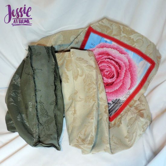 Diamond Dotz Messenger Bag Sewing Tutorial by Jessie At Home - sides sewn