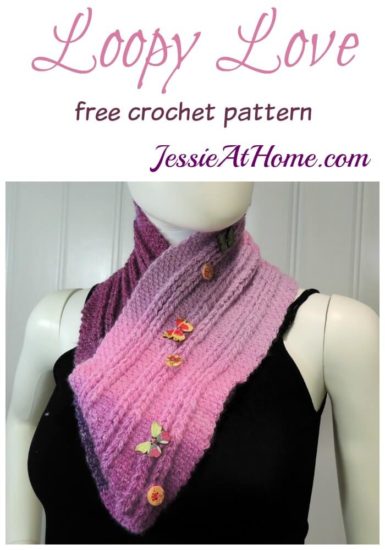 Loopy Love - free Jacob's Ladder Crochet Pattern by Jessie At Home
