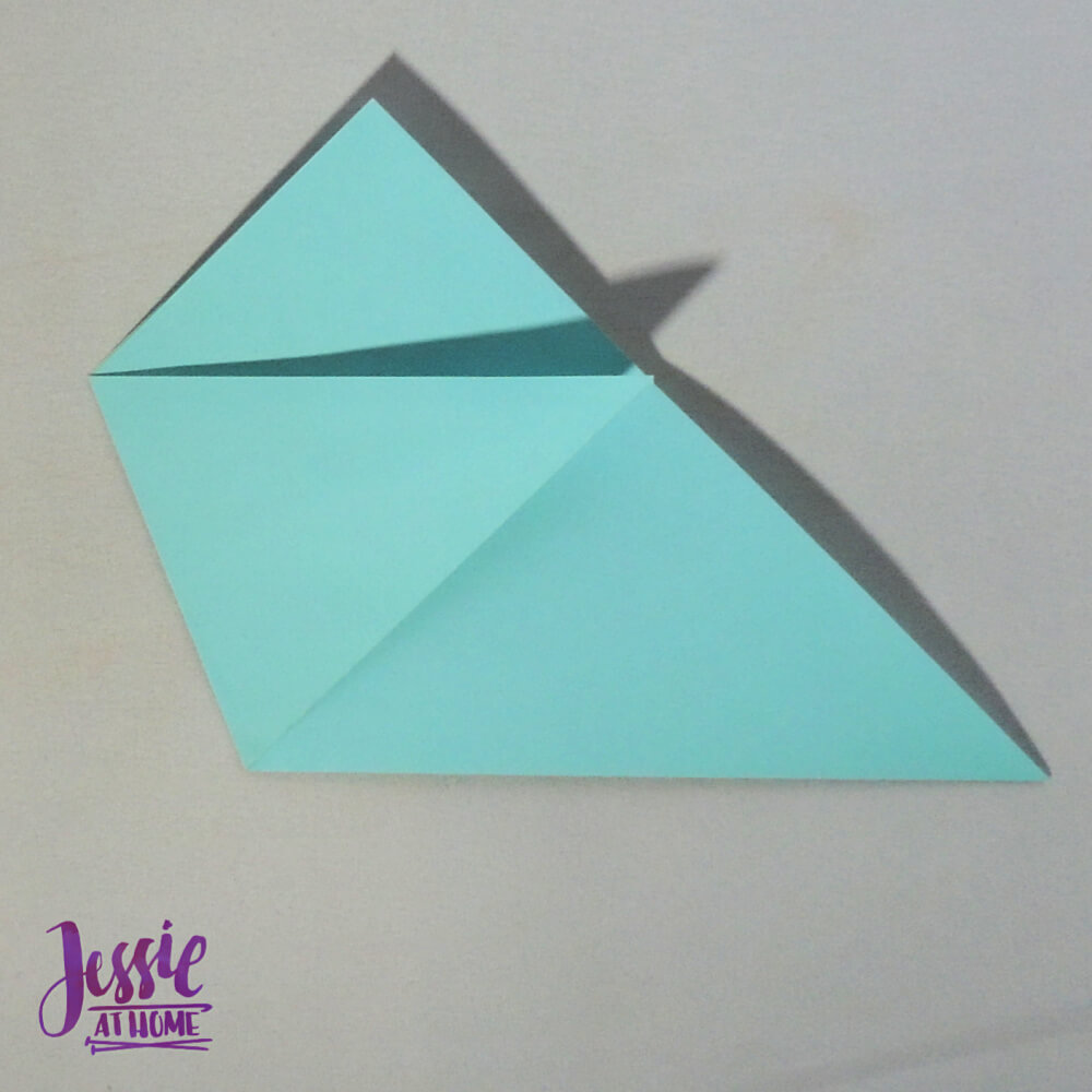 Easy Origami Cup Tutorial from Jessie At Home - Step 3