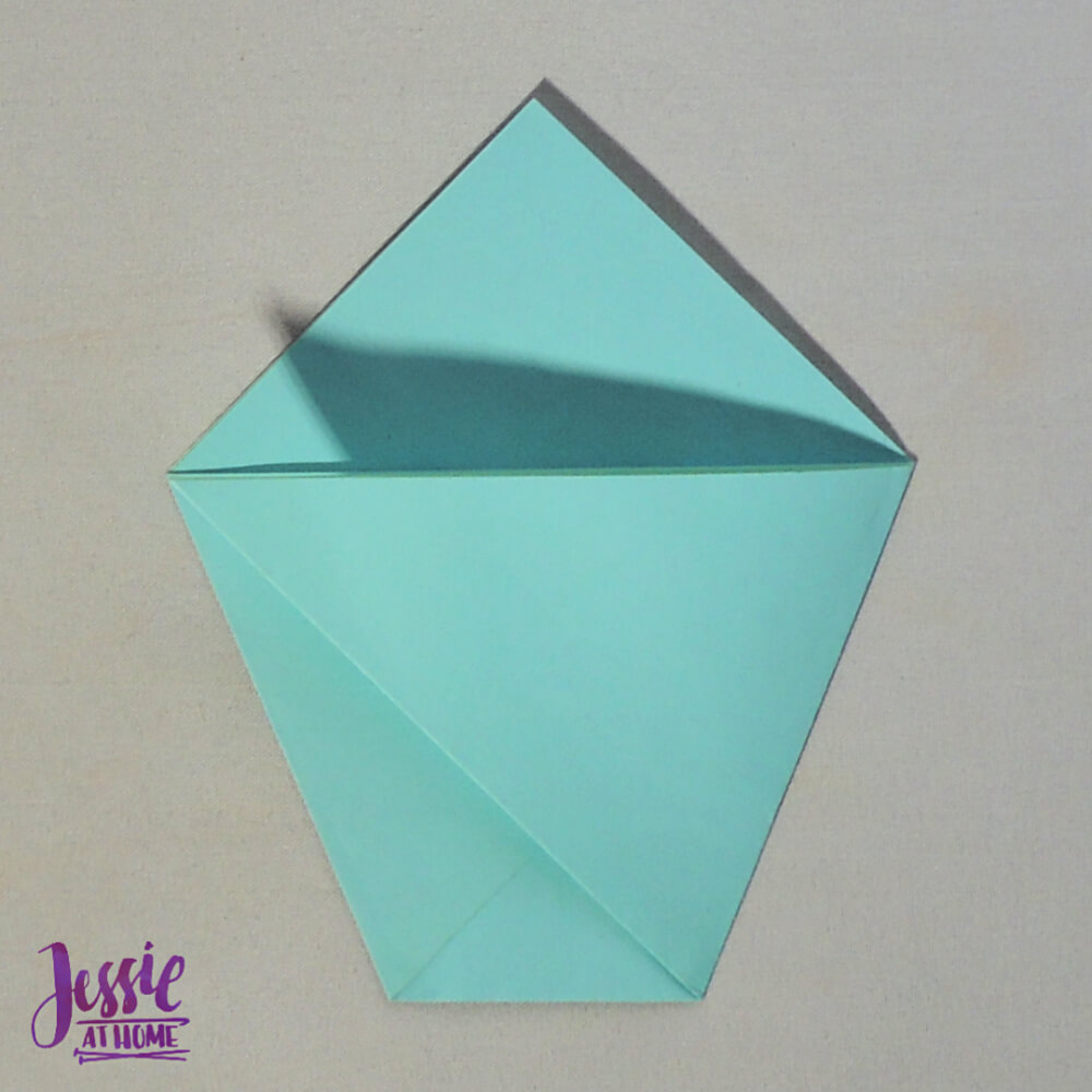 Easy Origami Cup Tutorial from Jessie At Home - Step 4