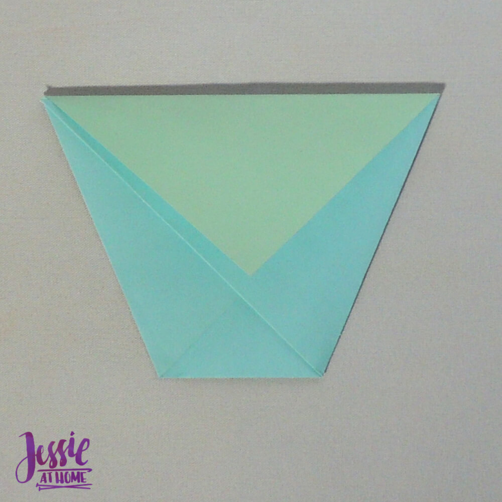 Easy Origami Cup Tutorial from Jessie At Home - Step 7